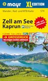 Mayr Wanderkarte Zell am See, Kaprun XL 1:25.000: Wander-, Rad- und Mountainbikekarte, extra grossdruck, reiß- und wetterfest: 574