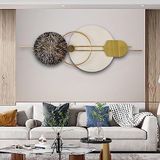 ZOOMCAM 3D Ronde Metalen Muurdecoratie, 120 x 50 cm