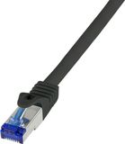 Logilink Patchkabel C6A033S Cat.6A S/Ftp 1,0 M Zwart
