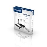 Concept Hausgeräte VRP0010 Zijborstelset 4 stuks voor Concept ROBOTERSTOGER VR3520/VR2110/VR3110/VR3120/VR3210/VR3205/VR2020/VR3105
