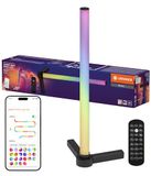 LEDVANCE SMART slimme en moderne tafellamp voor indirecte verlichting met WiFi-technologie; Magic RGB; dimbaar; zwart; aluminium; gloeilamp niet vervangbaar