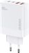 Dudao A65EU GaN Netwerklader 2x USB-A / 2x USB-C PD 65W Wit