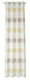 Decoratieve Deko Trends Gordijn met ogen, polyester, 245 x 146 cm, zandkleuren