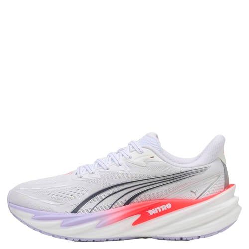 Puma Velocity Nitro 5 mesh hardloopschoenen - wit/oranje
