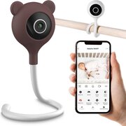 Lionelo Babyphone SMART - Intelligente babyfoon - Bewegings en geluidsdetectie - APP - Universeel - Zichtbaarheid in het donker - Tweewegcommunicatie - Temperatuur- en vochtigheidssensor