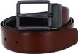PORSCHE DESIGN Leren riem Business Belt Reversible 35 W100 Black - Cognac