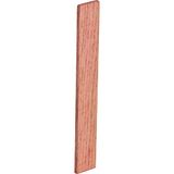 Beglazingsblokken Essenhout Beglazingsblokken raamonderlegger 80 x 12 x 6 glazen blokken gelakt rood
