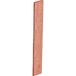 Beglazingsblokken Essenhout Beglazingsblokken raamonderlegger 80 x 12 x 6 glazen blokken gelakt rood
