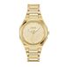 HUGO Driewijzer quartzhorloge voor dames #GRAIL FOR HER-collectie met roestvrijstalen armband