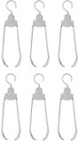 Sans marque 6 pièces cintre de voyage pliable en plastique - Gris