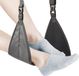 Bol Repose-pieds d'avion - Confortable et peu encombrant - Gris