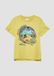 s.Oliver T-Shirt Geel Katoen Korte Mouw Ronde Hals Kinderen