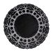 Garcia de Pou Ronde Doilies, 9 cm, Papier, Zwart