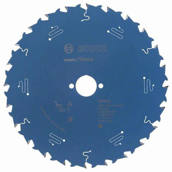 Bosch 2 608 644 067 Cirkelzaagblad - 8000 rpm - 1,8 mm - 1 stuk