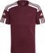 Adidas Squadra 21 Shirt Korte Mouw Kinderen - Bordeaux / Wit | Maat: 140