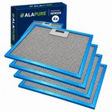 Alapure 4x Metaalfilter voor Inventum 40600900005 270x250mm