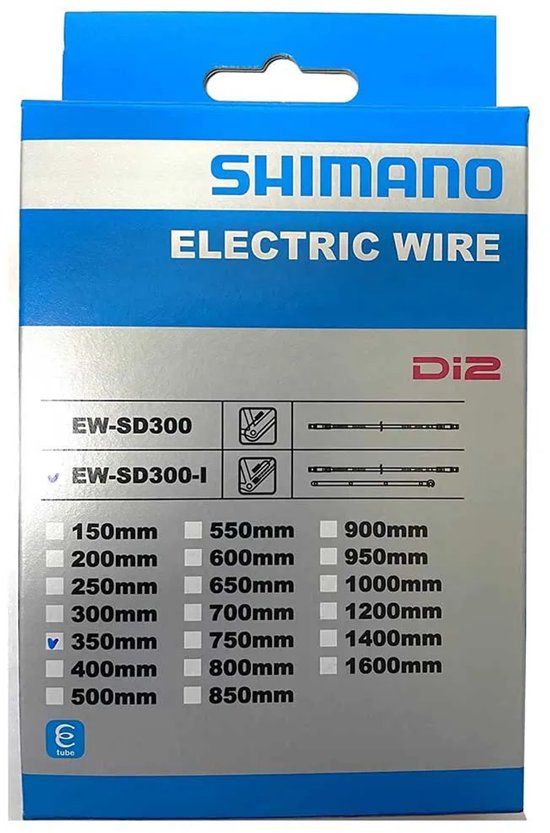 Shimano Ew-sd300-i Elektrische Draad Voor Interne Bedrading Zilver 650 mm