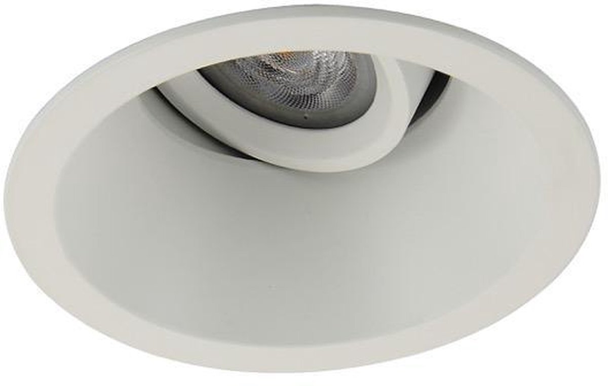 RTM Lighting Platte inbouwspot Dagfin -Verdiept Wit -Extra Warm Wit -Dimbaar -3.8W -RTM Lighting LED