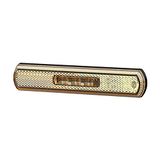 HELLA 2PS 013 300-151 Parkeerlicht - Shapeline Tech - LED - 12/24V - Opbouw/Geschroefd - Lenskleur: Geel - LED lichtkleur: Geel - Kabel: 500mm - Stekker: Amphenol - 2-polig - links/rechts - Aantal: 1