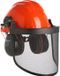 Climax Casque forestier - Casque de sécurité - Écran facial - Protection auditive - Écran en maille
