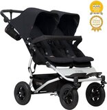 Mountain Buggy Duet - Black - Duo Kinderwagen - Geschikt voor 2 Kinderen - All-Terrain