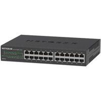 NETGEAR GS324v2 - Switch - Unmanaged - 24 x 10/100/1000 - Wall-mount, Desktop, Rack-mount