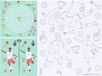 Folat Activiteiten placemat fantastic football 6 stuks