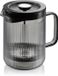 GEFU CRISTIANO French Press Koffiezetter – 600 ml – Borosilicaatglas – Smoke Grey