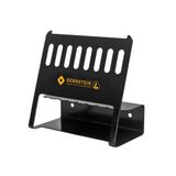 Bernstein 5-090-0 gereedschapshouder/-rek van geperforeerd hardboard, metaal, zwart, 150 mm breed