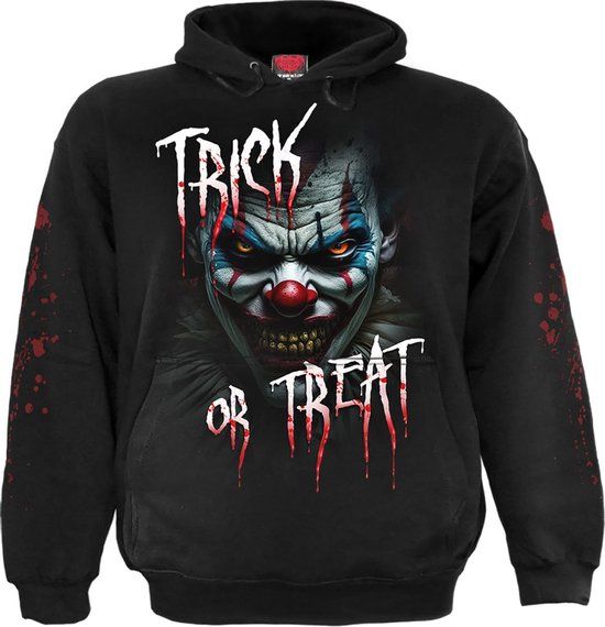 Spiral Trick Or Treat Heren Trui met capuchon - zwart - XL