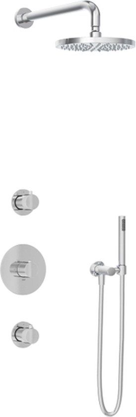 Hotbath Get Together Doucheset - 20 cm Hoofddouche - Chroom