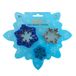 Decora 0255046 koekvormpje Blauw, Wit