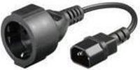 Microconnect C14, M/F, 0.75m stroomkabel