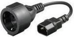 Microconnect C14, M/F, 0.75m stroomkabel