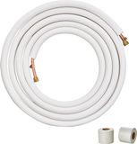 VEVOR Kit de ligne mini-split 25FT, tuyauterie en cuivre de 1/4" et 3/8" OD avec isolation à trois couches