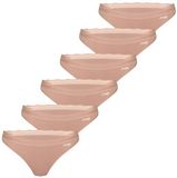 sloggi Dames string 6 pack Go Blush