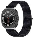 Wigento Samsung Galaxy Watch Ultra 47mm: Elastische sportband met klittenbandsluiting, gemaakt van nylon (model M1)