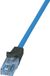 Logilink CPP010 RJ45 Netwerkkabel, patchkabel CAT 6A U/UTP 10 m Blauw