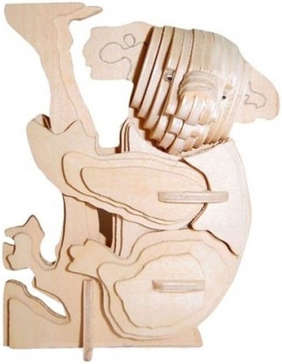 De Bouwplaats 3D Puzzel Bouwpakket Koala- hout