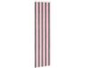 vidaXL Insectengordijn Chenille Zilvergrijs en Roze 56 x 200 cm