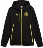 Puma Manchester City Zip Hoodie 2026/27 - M - puma black/yellow blaze