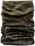 Brandit Multifunctional Fleece Halswarmer/Sjaal - One size - Groen/Multicolours