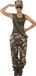 Smiffys Smiffy Militair kostuum - Sexy legerpak met pet - Verkleedkleding maat S (36-38)