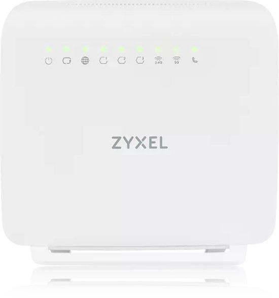 Zyxel EX3501-T0 Draadloze Router Gigabit Ethernet Dual-band (2.4 GHz / 5 GHz) Wit