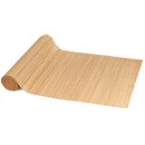BambooMN Koolzuurhoudende bamboe Matchstick natuurlijke tafelloper, huisdecoratie, 13 "x 70" - 1 stuk