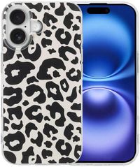imoshion Hoesje - Geschikt voor Apple iPhone 16 - Leopard Transparent