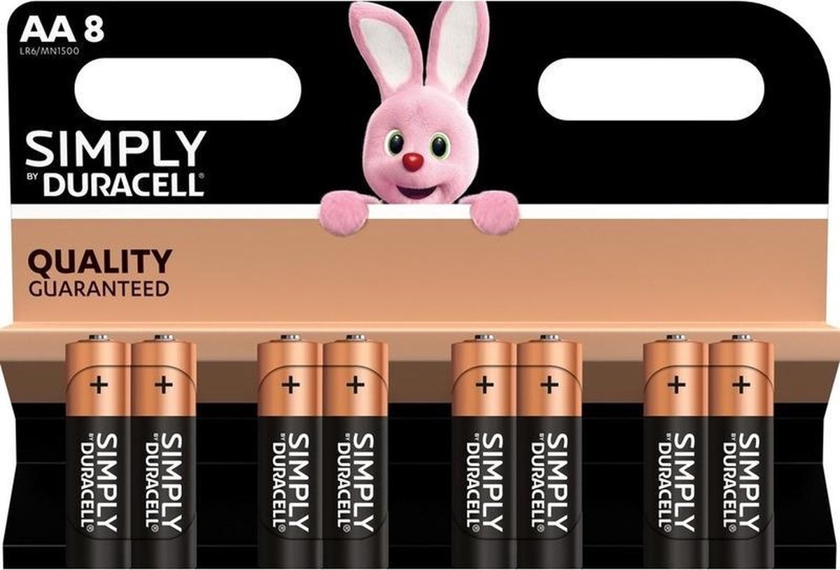 Duracell BATT. STILO-BL. 8 SIMPLY DURACEL