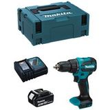 MAKITA DHP490RFJ1 Perceuse-visseuse à percussion (1 x 3,0Ah + DC18RC + MAKPAC 2)