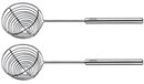 Spring 2698310602 fondue-zeefje professioneel 2 stuks, roestvrij staal, zilver, 3,6 x 11,6 x 24,2 cm