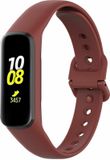 Strap-it Siliconen Smartwatch bandje - Geschikt voor Samsung Galaxy Fit 2 - Bordeaux